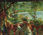 Pierre Renoir Near the Lake oil